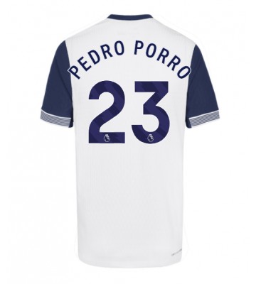 Tottenham Hotspur Pedro Porro #23 Hjemmebanetrøje 2024-25 Kort ærmer